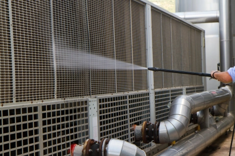 Cladding cleaning